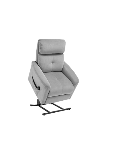 Fauteuil releveur bruges gris clair seniortys 2 moteurs MEDTRADE