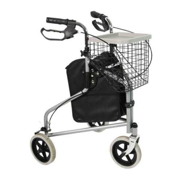 Rollator 3 roues Madrid avec panier et sacoche DRIVE DEVILBISS Rollator 3 roues Madrid avec panier et sacoche DRIVE DEVILBISS