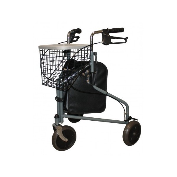 Rollator pliant TA3908 3 roues + corbeille HMS VILGO Rollator pliant TA3908 3 roues + corbeille HMS VILGO