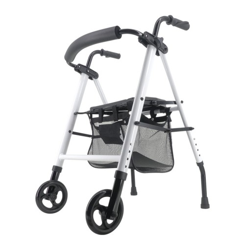 Rollator 2 roues Neo Classic blanc nacré Identités