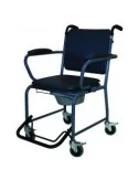 Chaise garde robe GR50 à roulettes et accoudoirs escamotables