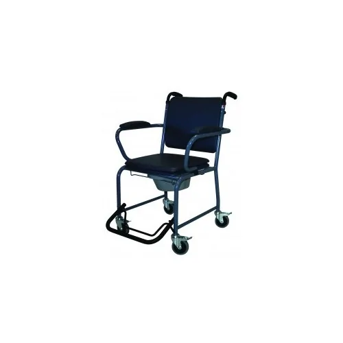 Chaise garde robe GR50 à roulettes et accoudoirs escamotables