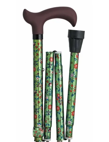Canne Derby pliante flore HERDEGEN