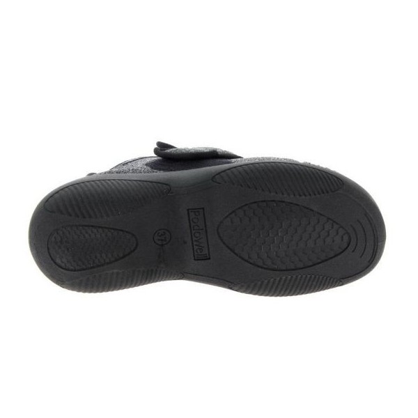 Chaussons chut Adrien noir vue de dessous Chaussons chut Adrien noir vue de dessous