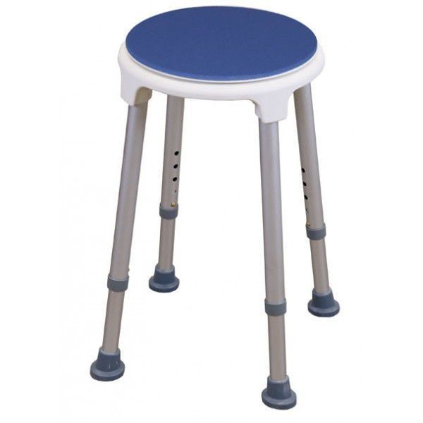 Tabouret de douche Blue Seat rotatif